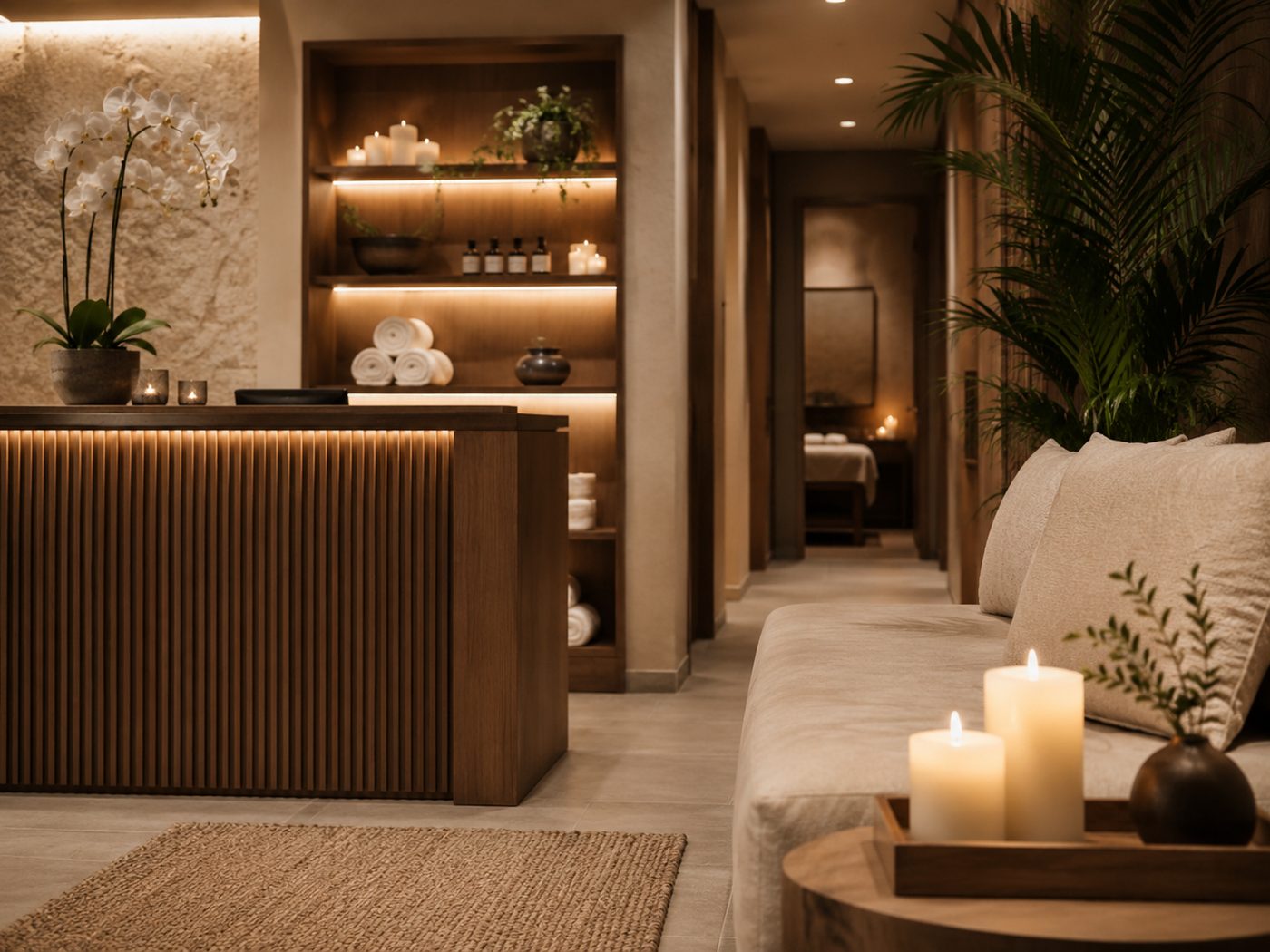 On The Spot Massage spa interior Lakeland FL